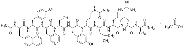 Structure of Cetrorelix Acetate CAS 120287 85 6 - Fmoc-L-threoninol p-carboxybenzacetal CAS 205109-16-6
