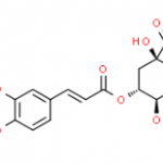Structure of Chlorogenic acid CAS 327-97-9