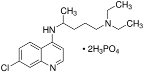 Structure of Chloroquine diphosphate CAS 50-63-5