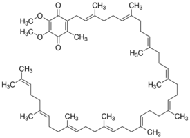 Structure of Coenzyme Q10 CAS 303-98-
