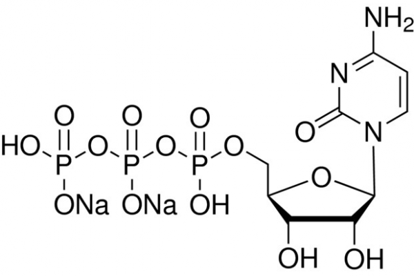 Structure of Cytidine 5 triphosphate disodium salt CAS 36051 68 081012 87 5 652154 13 7 600x400 - Recombinant Soybean Trypsin Inhibitor CAS 9035-81-8