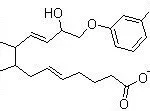 Structure of DL-Cloprostenol Sodium CAS 55028-72-3