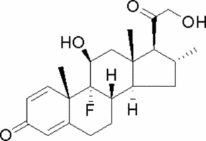 Structure of Desoximetasone CAS 382-67-2