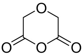 Structure of Diglycolic anhydride CAS 4480-83-5