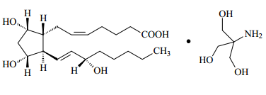 Structure of Dinoprost Tromethamine CAS 38562 01 5 - Tafluprost ethyl ester CAS 209860-89-9