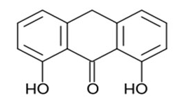 Structure of Dithranol <span class="caps">CAS</span> 1143-38-0 Structure of Dithranol CAS 1143-38-0