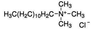 Structure of Dodecyl trimethyl ammonium chloride CAS 112-00-5