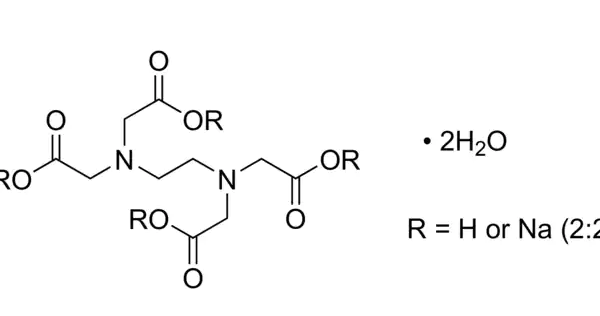 Structure of EDTA DISODIUM CAS 6381 92 6 600x316 - (2E,4R)-4-[(1R,3aS,4E,7aR)-4-[(2E)-2-[(3S,5R)-3,5-Bis[[(tert-butyl)dimethylsilyl]oxy]-2-methylenecyclohexylidene]ethylidene]octahydro-7a-methyl-1H-inden-1-yl]-1-cyclopropyl-2-penten-1-one CAS 112849-17-9
