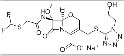 Structure of Flomoxef sodium CAS 92823-03-5