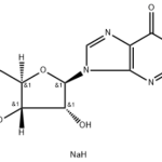 Structure of Guanosine3',5'-cyclicmonophosphatesodiumsalt CAS 40732-48-7