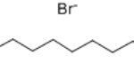 Structure of Hexadecyl trimethyl ammonium bromide CAS 57-09-0