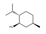 Structure of L Menthol CAS 2216 51 5 1 - trans-2-Hexen-1-ol CAS 928-95-0