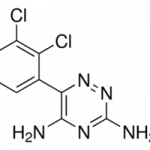Structure of Lamotrigine CAS 84057-84-1