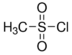 Structure of Methanesulfonyl Chloride CAS 124-63-0