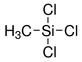Structure of Methyltrichlorosilane(MTCS) CAS 75-79-6