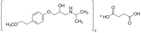 Structure of Metroprololsuccinate CAS 98418 47 4 - Lomefloxacin hydrochloride CAS 98079-52-8