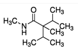 Structure of N23 Trimethyl 2 isopropylbutamide CAS 51115 67 4 1 - Cumin carbinol CAS 20834-59-7