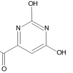 Structure of Orotic acid lithium salt CAS 5266-20-6