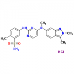 Structure of Pazopanib hydrochloride CAS 635702-64-6