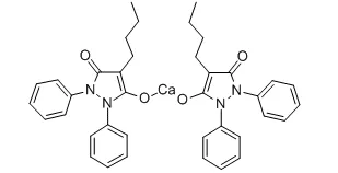 Structure of Phenylbutazone calcium CAS 70145-60-7 Phenylbutazone calcium CAS 70145-60-7