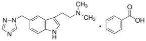 Structure of Rizatriptanbenzoate CAS 145202-66-0