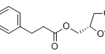 Structure of ((S)-2,2-Dimethyl-1,3-dioxolan-4-yl)methyl 3-(4-hydroxyphenyl)propanoate CAS 144256-11-1