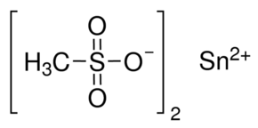 Structure of Stannous methanesulfonate CAS 53408-94-9