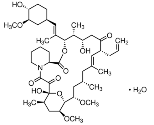 Structure of Tacrolimus CAS 109581 93 3 492x400 - Tacrolimus CAS 109581-93-3