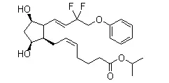 Structure of Tafluprost CAS 209860 87 7 - TrifluoroMethyl Dechloro CAS 1005193-64-5