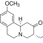 Structure of Tetrabenazine CAS 58-46-8