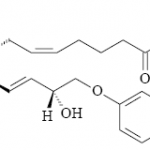 Structure-of-Trifluoromethyl-Dechloro-Ethylprostenolamide-CAS-1005193-64-5