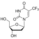 Structure of Trifluridine CAS 70-00-8