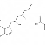 Structure of Xanthinol Nicotinate CAS 437-74-1