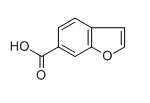 Structure of benzofuran-6-carboxylic acid CAS 77095-51-3