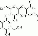 structure of 2-Chloro-4-nitrophenyl-beta-D-cellobioside CAS 135743-28-1