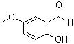 structure of 2-Hydroxy-5-methoxybenzaldehyde CAS 672-13-9