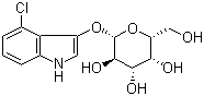 structure of 4-Chloro-3-indolyl beta-D-galactopyranoside CAS 135313-63-2