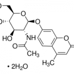structure of 4-Methylumbelliferyl-2-acetamido-2-deoxy-beta-D-glucopyranoside CAS 37067-30-4