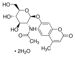 structure of 4-Methylumbelliferyl-2-acetamido-2-deoxy-beta-D-glucopyranoside CAS 37067-30-4