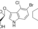 structure of 5-Bromo-4-chloro-3-indolyl-beta-D-glucuronide cyclohexylammonium salt CAS 114162-64-0