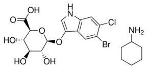 structure of 5 Bromo 6 chloro 3 indolyl D glucuronide cyclohexylammonium salt CAS 144110 43 0 - ETHYL 2,3,4,6-TETRA-O-ACETYL-1-THIO-BETA-D-GLUCOPYRANOSIDE CAS 4160-79-5