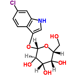 structure of 6-Chloro-1H-Indol-3-Yl-beta-D-Galactopyranoside CAS 138182-21-5