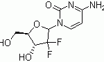 structure of Gemcitabine base CAS 95058-81-4