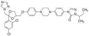 structure of Itraconazole CAS 84625-61-6