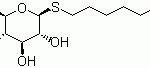 structure of Octyl thioglucoside CAS 85618-21-9