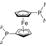 Structure of 1,1'-Bis(di-tert-butylphosphino)ferrocene CAS 84680-95-5