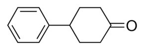 Structure of 4-phenylcyclohexanone CAS 4894-75-1