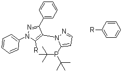 Structure of 5 Di tert butylphosphino 1 3 5 triphenyl 1H 14bipyrazole CAS 894086 00 1 - HOME