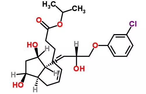 Structure of Cloprostenol isopropyl ester CAS 157283 66 4 - Cloprostenol isopropyl ester CAS 157283-66-4