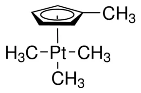 Structure of TrimethylmethylcyclopentadienylplatinumIV CAS 94442 22 5 - (Pentamethylcyclopentadienyl)iridium(III) chloride dimer CAS 12354-84-6